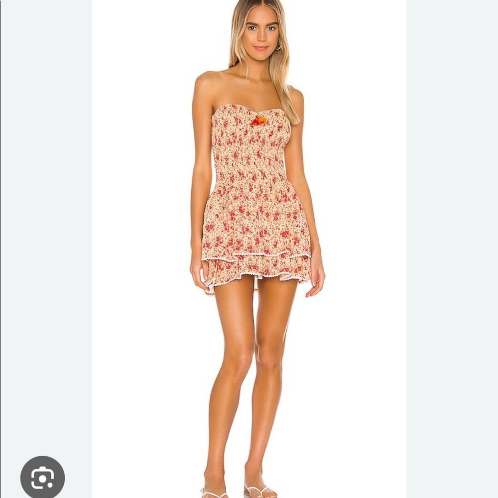 poupette st Barth bandeau smocked triny dress